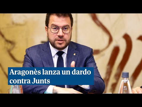 Aragonés: Nunca nos hemos rendido, como Junts cuando se fue del gobierno