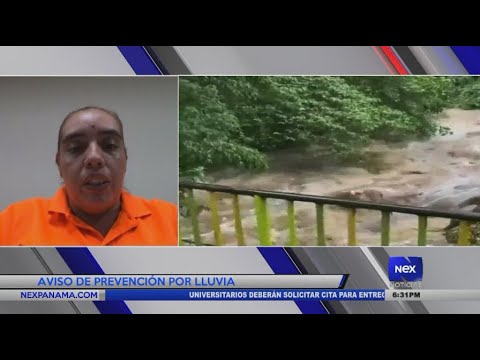 Entrevista a Jazmin Delgado, sobre el aviso de prevención por lluvias