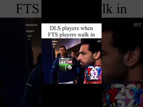 When DLS Players meet FTS Players 😏 #dls #football #soccer #shorts
