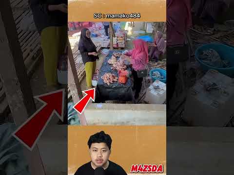 Viral! Emak-Emak Pencuri Daging Ayam! #m4zsda #shortvideos #horrorgaming #shorts #reaction