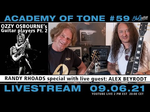 Academy of Tone #59: Ozzy Osbourne’s guitar players: Pt. 2 Randy Rhoads special with Alex Beyrodt