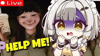 Can I Survive this TERRIFYING New Horror Game!? 😱💗 【 THE BOBA TEASHOP 