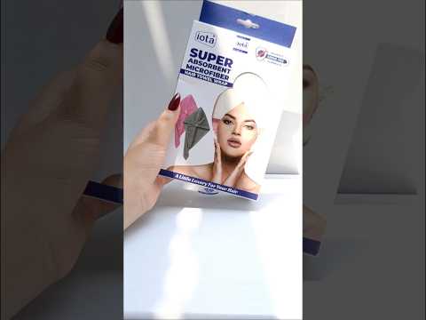 No hair damage no breakage with iota microfibre hair towel wrap