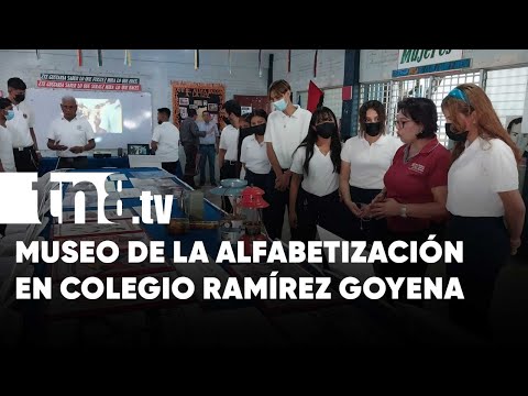 Inauguran museo digital «42 alfabetización» en el Instituto Ramírez Goyena - Nicaragua