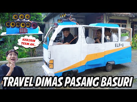 PASANG TELOLET DI CANTER TRAVEL KARDUS DIMAS!! GA ADA KOMPRESOR? DIMAS NGERJAIN DITDIM TEAM🤣