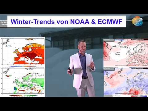 Die jeweiligen Herbst- &amp; Winter-Trends von NOAA &amp; ECMWF. (Super)Mildwinter mit viel Regen &amp; Schnee?