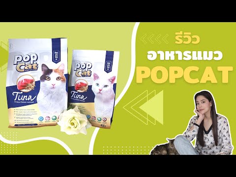 รีวิวอาหารแมวPopCat🐱อาหารแมวค