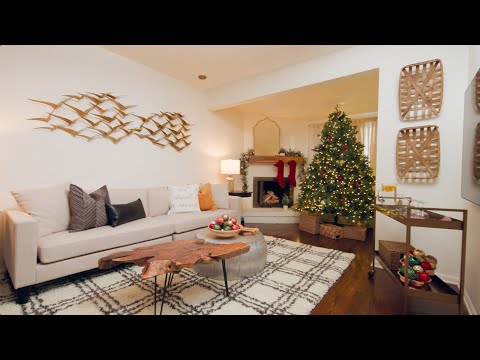 A Living Room Makeover Packed with Holiday Cheer