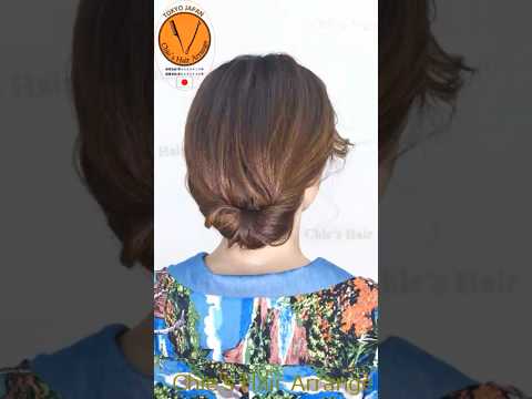 【ヘアゴム1本】くるりんぱを上手に作るコツ 短い髪こそ調整がしやすい