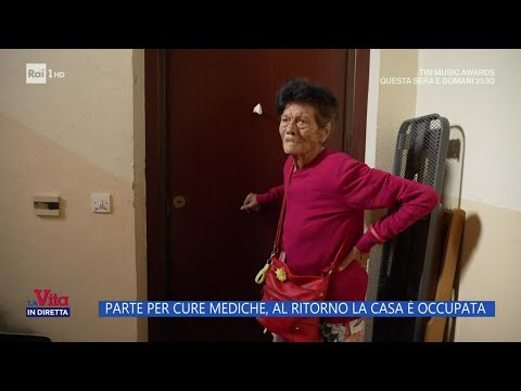 Parte per cure mediche, al ritorno la casa è occupata - La Vita in diretta - 13/09/2024