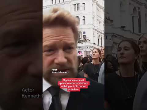 Oppenheimer cast support strike