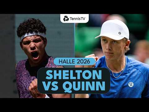 Ben Shelton & Ethan Quinn Thrilling Match Highlights 🔥 | Halle 2026 Highlights