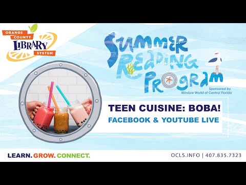 Summer Reading Program: Teen Cuisine: Boba!