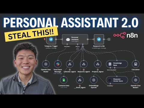 AI Personal Assistant 2.0: This Agent Calls Other Agents (No Code) in n8n