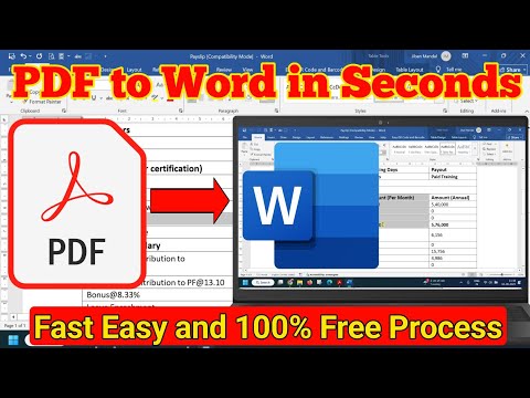 How to Convert PDF to Word in Seconds (No Software Needed)