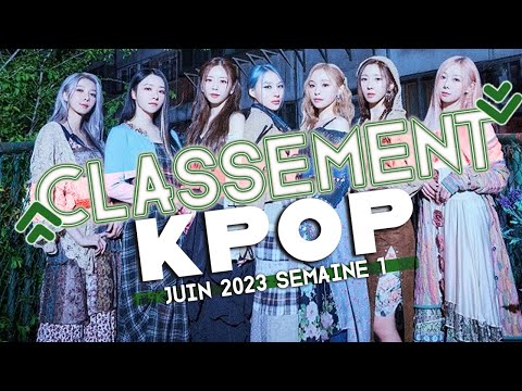 Vidéo CLASSEMENT KPOP DES ABONNÉS  JUIN 2023 Semaine 1