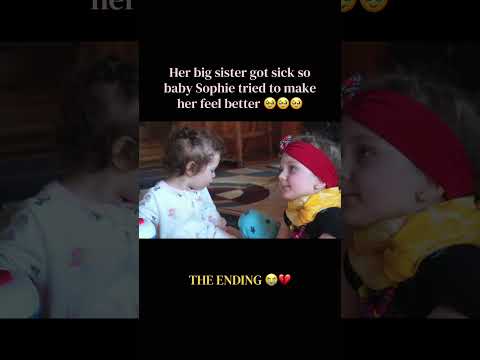 Baby Sophie Fatu comforting her big sister 🥹❤️