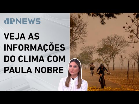 Brasil tem grande parte de seu território coberto pela fumaça das queimadas | Previsão do Tempo