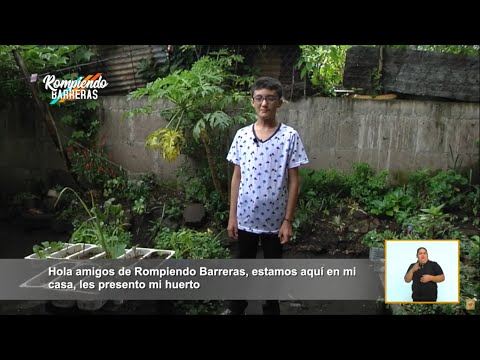 ROMPIENDO BARRERAS || Anthony es un joven apasionado por la horticultura