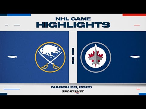 NHL Highlights | Sabres vs. Jets - March 23, 2025