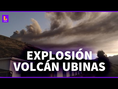 Ya se observan las cenizas: Temor por posible erupción del volcán Ubinas