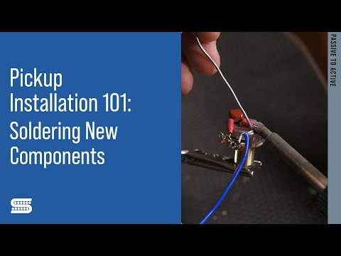 Guitar DIY: Soldering New Components for Active Pickups