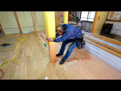 【1週間】会館並みに広さ！1枚1枚地道に進むしかない床張り【大工の築55年リフォーム - part10】