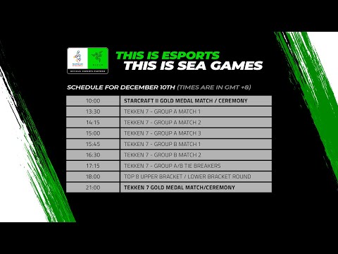 [LIVE] Esports @ SEA Games 2019 – Day 6: Gold Medal Matches for Tekken 7 and Starcraft 2