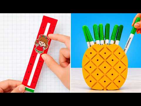 🎒 창의력 폭발! 학교 준비물 DIY 꿀팁 모음! 💡✨