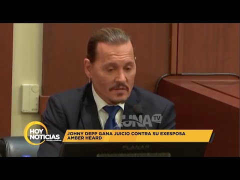 Johnny Depp gana juicio contra su exesposa Amber Heard