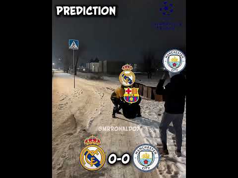 Real Madrid vs Man City | Champions League WAR 🏆🔥 #shorts #football #championsleague