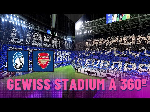 La magia del Gewiss Stadium a 360º | Atalanta-Arsenal