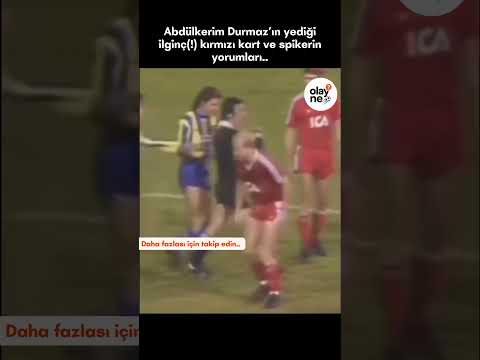 Abdülkerim Durmaz'ın yediği kırmızı kart...  #viral #fenerbahçe #futbol #football #youtubeshorts