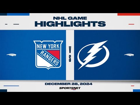 NHL Highlights | Rangers vs. Lightning - December 28, 2024