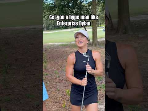 How many shots a round is this type of hype worth? #golf #golfswing #girls #funny #sports #athlete