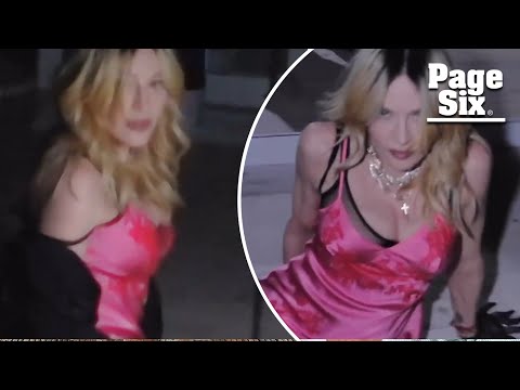 Madonna poses in skimpy pink lingerie during rare unfiltered Instagram video