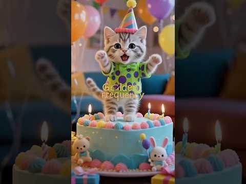 Cat song happy birthdays #kucinglucu #cat#kitten #videoviral