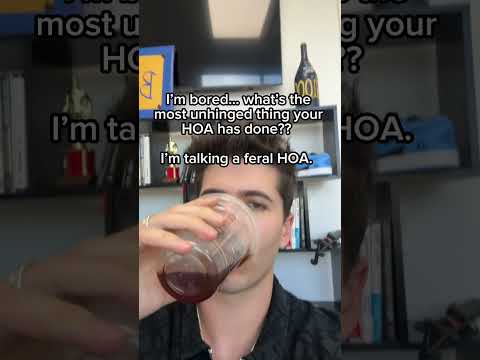 What’s the most unhinged thing your HOA has done?? #imbored #hoa #unhinged #tellmesomething #fyp