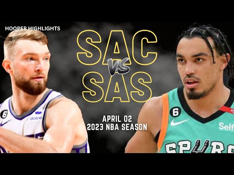 Sacramento Kings vs San Antonio Spurs Full Game Highlights | Apr 2 | 2023 NBA Season video clip
