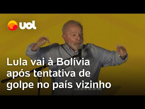 Lula confirma viagem à Bolívia após tentativa de golpe no país vizinho