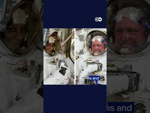 Stuck astronauts take their first spacewalk in eight months | DW News