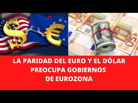 LA PARIDAD DEL EURO Y EL DÓLAR PREOCUPA GOBIERNOS DE EUROZONA