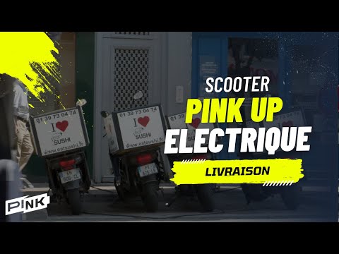 Pour la livraison, les scooters électriques Pink c'est vraiment pas mal !