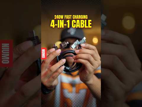 Nak berjaya kena ada CABLE 😆 - Niumo 4-in-1 240W