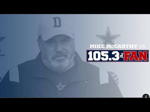 Mike McCarthy on 105.3 The Fan | 1/20/21 | Dallas Cowboys 2021 video clip