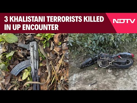 UP Encounter News | 3 Khalistani Terrorists, Who Attacked Punjab Cops, Killed In UP Encounter