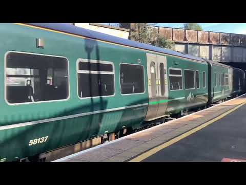 GWR 166216 arrival/departure and XC 170110 departure at Cheltenham Spa- 30/04/22