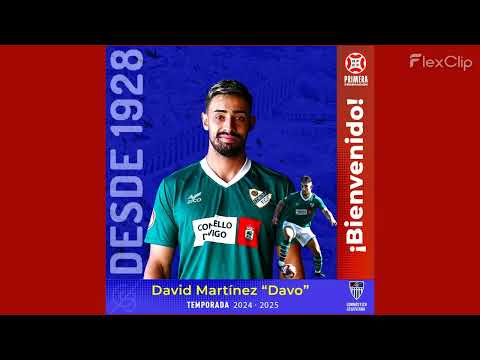 G. Segoviana CF. 1RFEF. Fichaje. David Martínez 'Davo' 26/6/2024