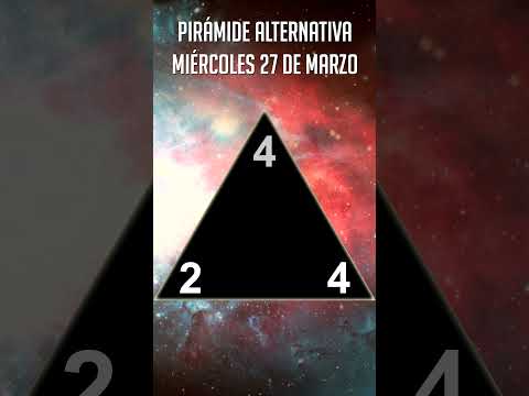 Pirámide Alternativa para hoy Miércoles 27 de Marzo de 2024 - Lotería de Panamá