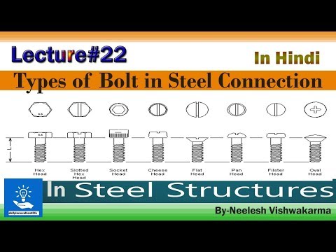 Types of Bolt Used in Steel Connection